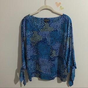 The Limited Petite Blue Top | Size Large
